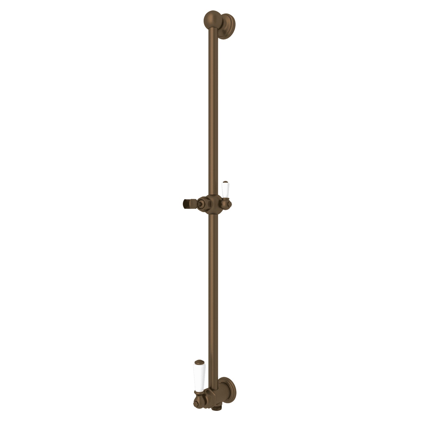 Perrin & Rowe U.5535 Edwardian 25" Slide Bar With Integrated Volume Control And Outlet