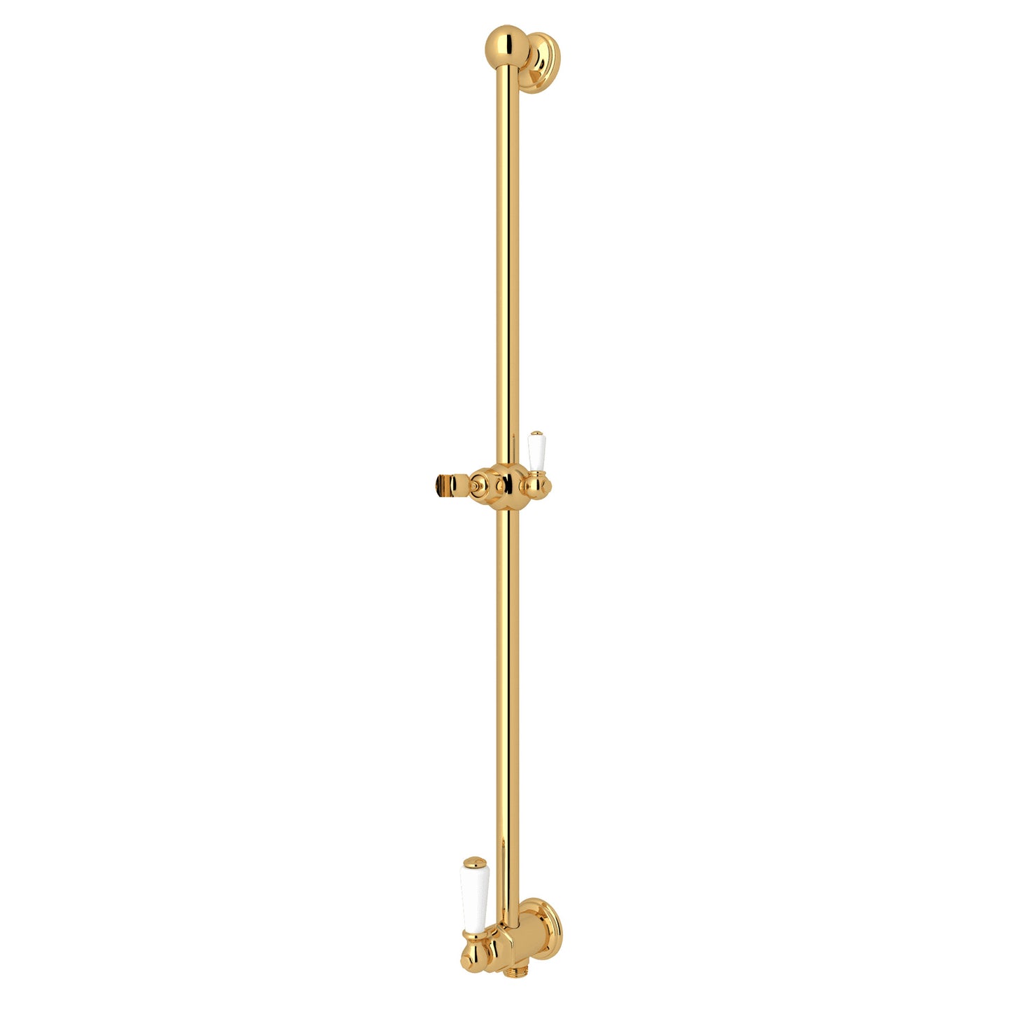Perrin & Rowe U.5535 Edwardian 25" Slide Bar With Integrated Volume Control And Outlet