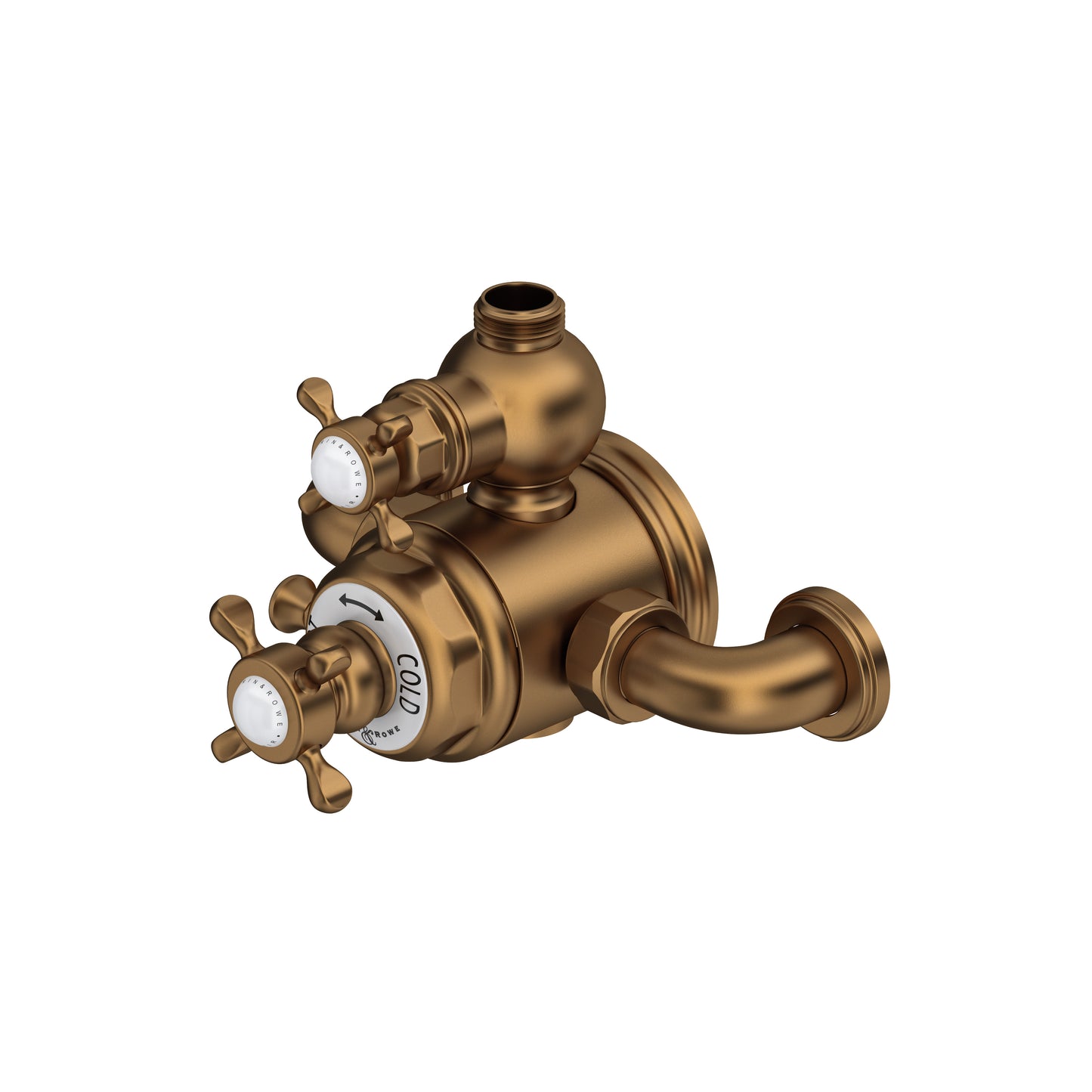 Perrin & Rowe U.5552 Edwardian 3/4" Exposed Therm Valve With Volume And Temperature Control