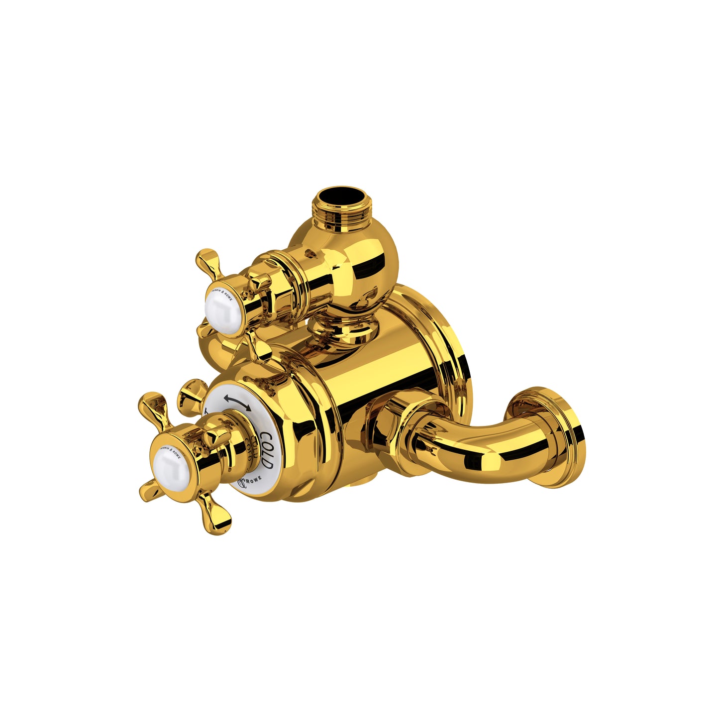 Perrin & Rowe U.5552 Edwardian 3/4" Exposed Therm Valve With Volume And Temperature Control