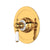 Perrin & Rowe U.5565 Edwardian 3/4" Round Thermostatic Trim Without Volume Control