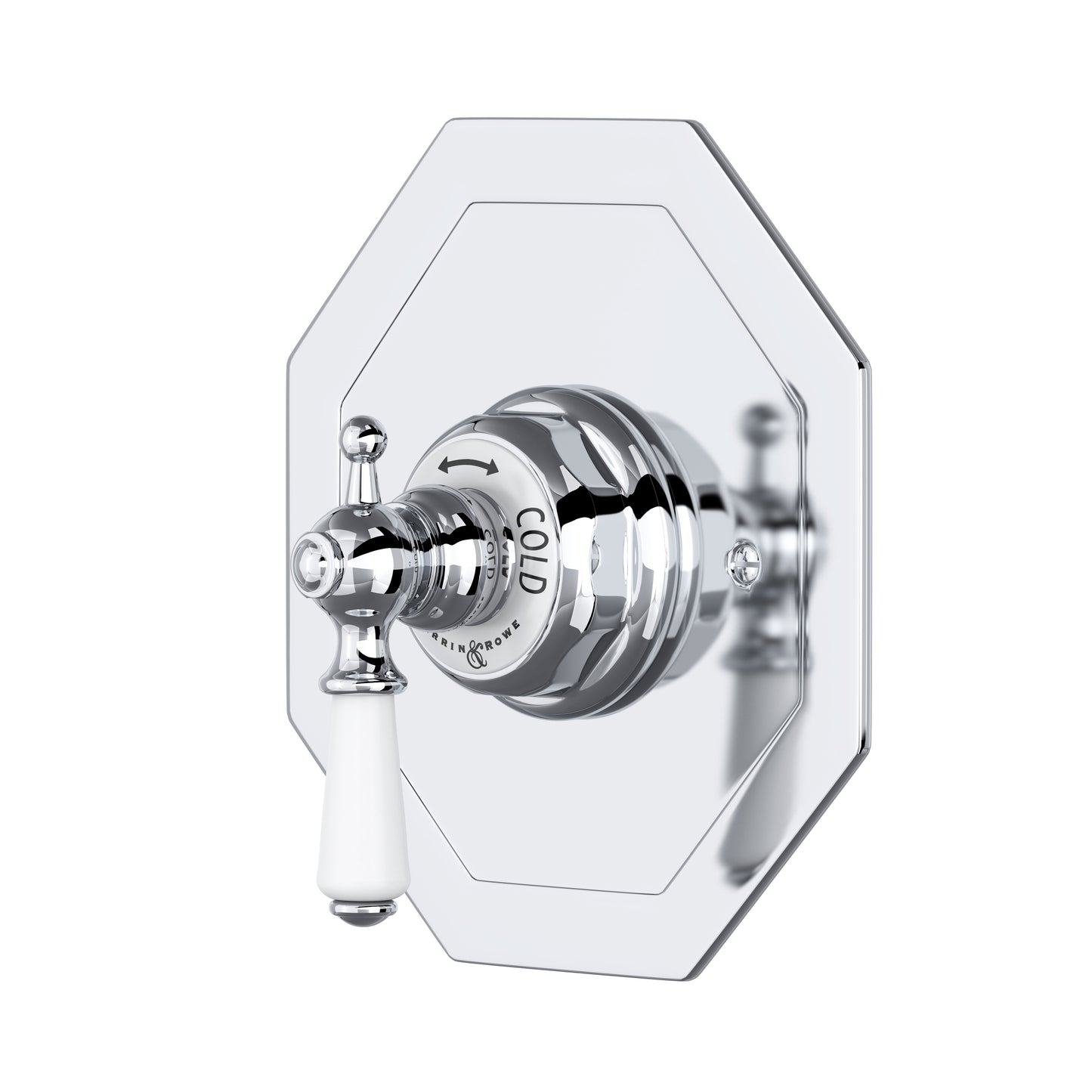 Perrin & Rowe U.5585 Edwardian 3/4" Octagonal Thermostatic Trim Without Volume Control - Parent
