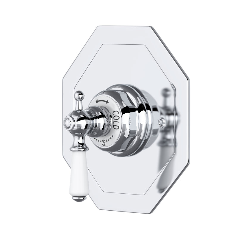 Perrin & Rowe U.5585 Edwardian 3/4" Octagonal Thermostatic Trim Without Volume Control - Parent
