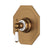 Perrin & Rowe U.5585 Edwardian 3/4" Octagonal Thermostatic Trim Without Volume Control