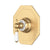 Perrin & Rowe U.5585 Edwardian 3/4" Octagonal Thermostatic Trim Without Volume Control