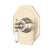 Perrin & Rowe U.5585 Edwardian 3/4" Octagonal Thermostatic Trim Without Volume Control