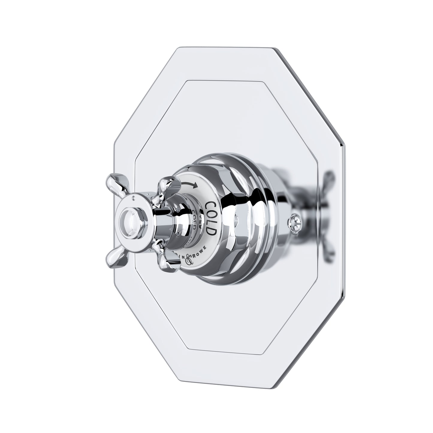 Perrin & Rowe U.5586 Edwardian 3/4" Octagonal Thermostatic Trim Without Volume Control - Parent