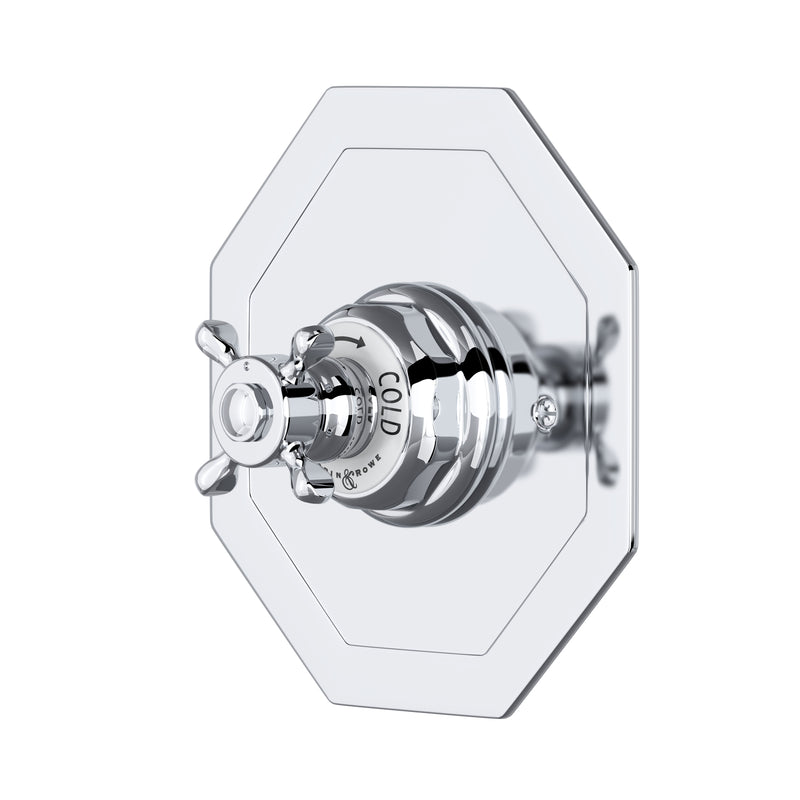 Perrin & Rowe U.5586 Edwardian 3/4" Octagonal Thermostatic Trim Without Volume Control - Parent