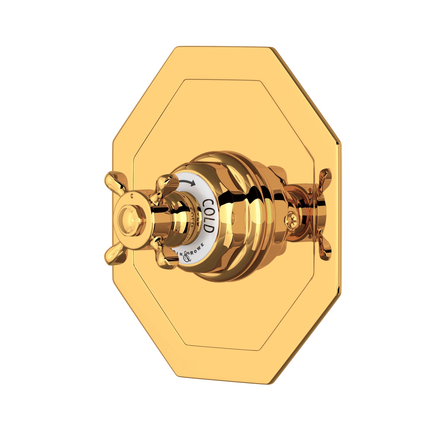 Perrin & Rowe U.5586 Edwardian 3/4" Octagonal Thermostatic Trim Without Volume Control