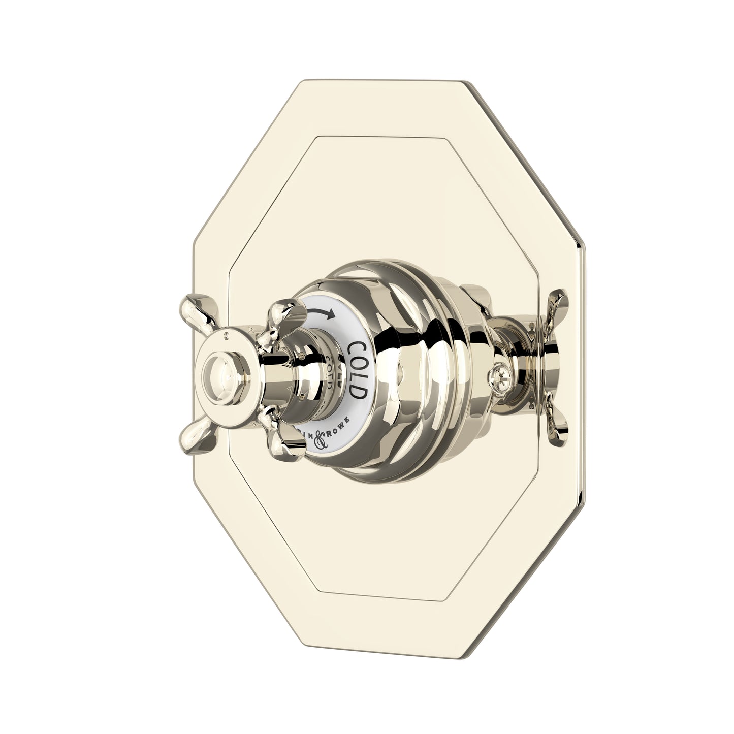 Perrin & Rowe U.5586 Edwardian 3/4" Octagonal Thermostatic Trim Without Volume Control