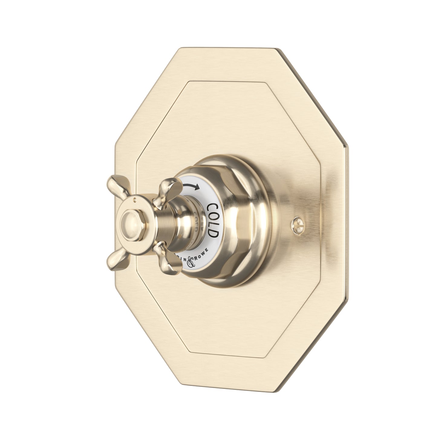 Perrin & Rowe U.5586 Edwardian 3/4" Octagonal Thermostatic Trim Without Volume Control