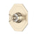 Perrin & Rowe U.5586 Edwardian 3/4" Octagonal Thermostatic Trim Without Volume Control