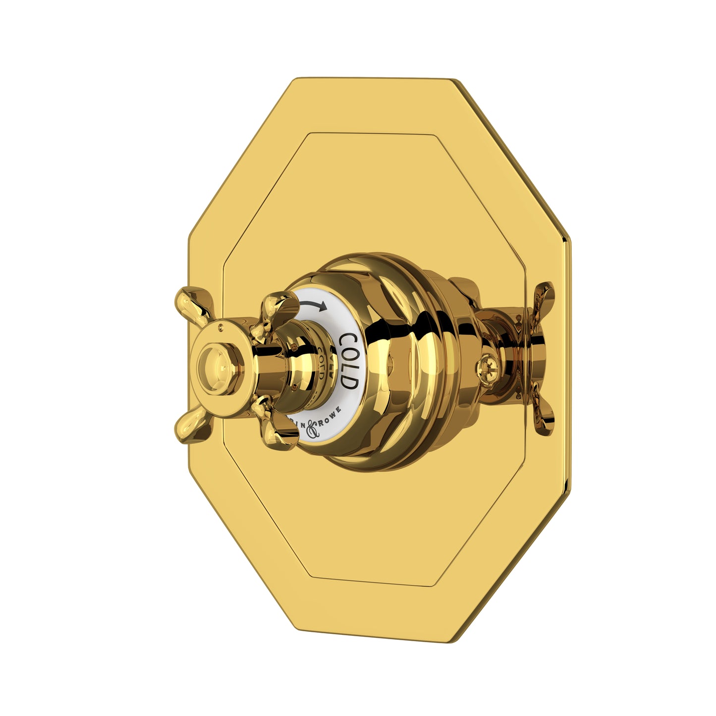 Perrin & Rowe U.5586 Edwardian 3/4" Octagonal Thermostatic Trim Without Volume Control