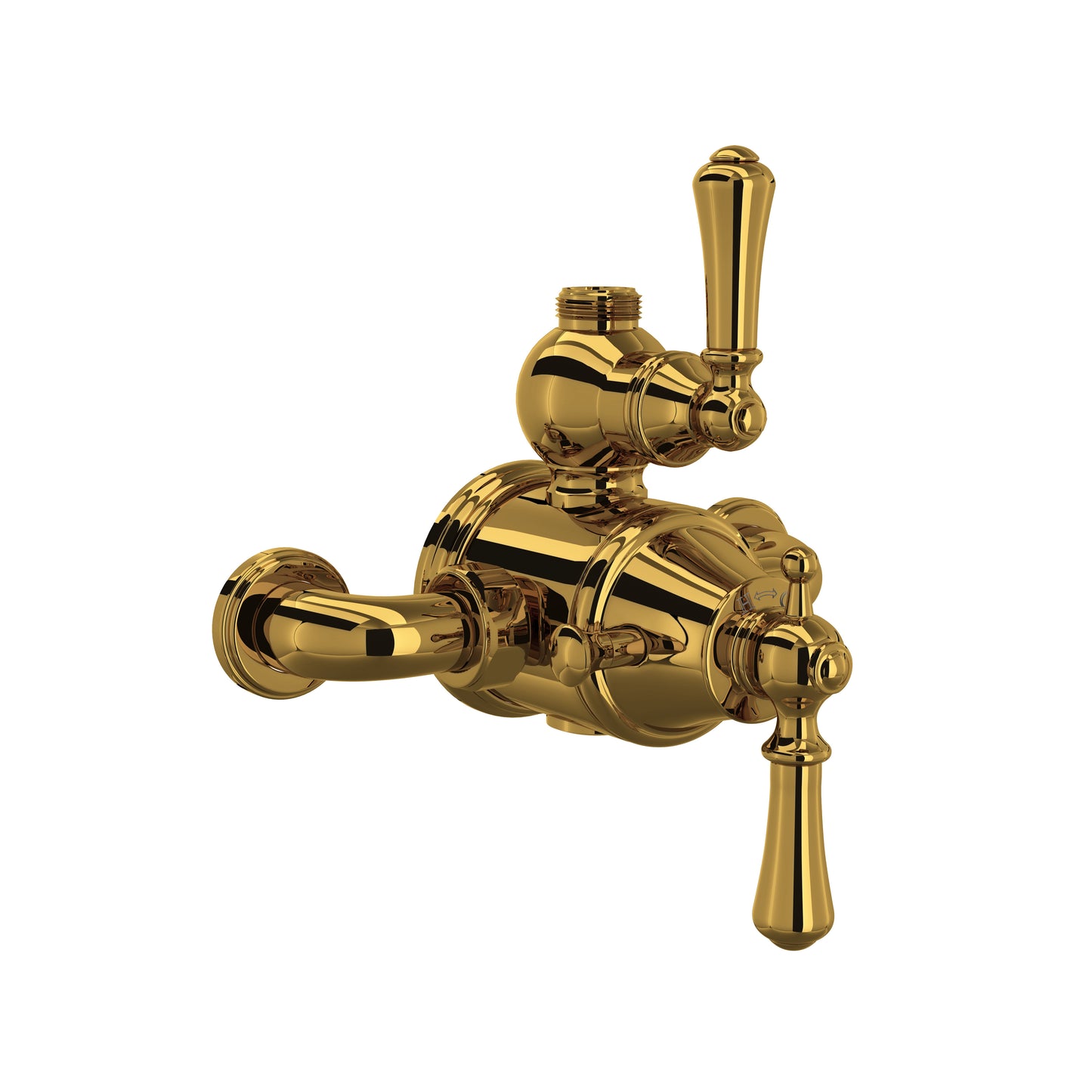 Perrin & Rowe U.5751 Georgian Era 3/4" Exposed Therm Valve With Volume And Temperature Control