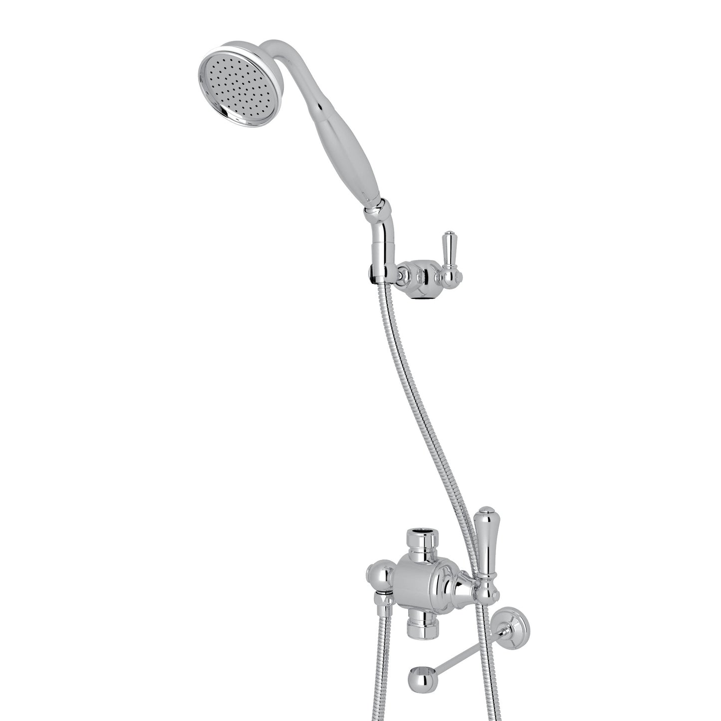 Perrin & Rowe U.5783N Georgian Era Riser Diverter With Handshower, Hose, And Parking Bracket - Parent
