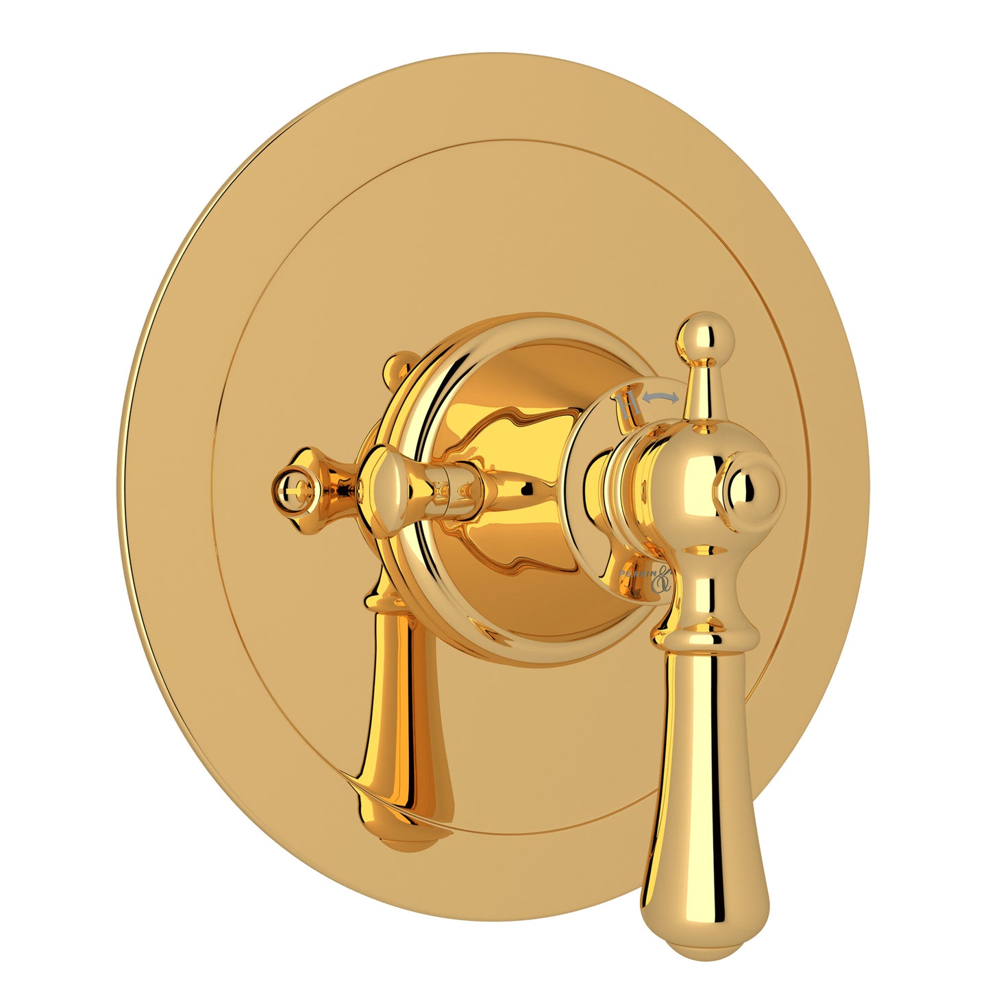 Perrin & Rowe U.5785 Georgian Era 3/4" Round Thermostatic Trim Without Volume Control