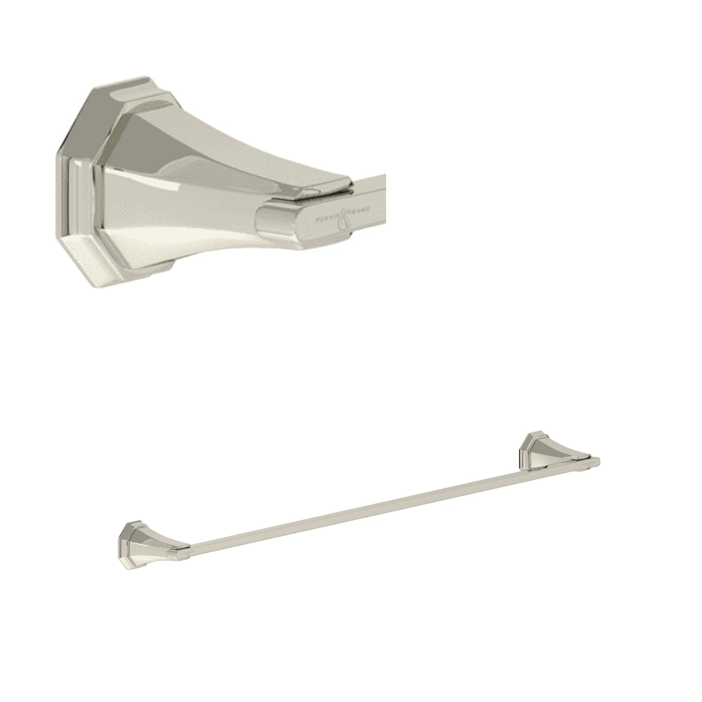 Perrin & Rowe U.6141 Deco 24" Towel Bar