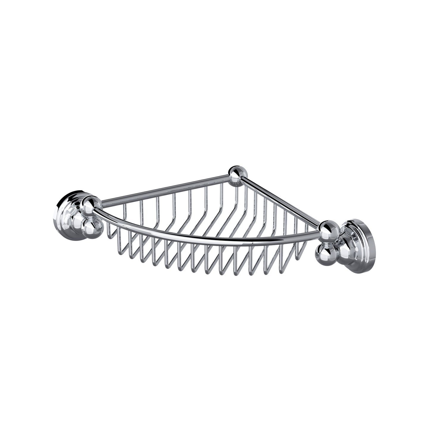 Perrin & Rowe U.6916 Edwardian Wall Mount Corner Basket - Parent