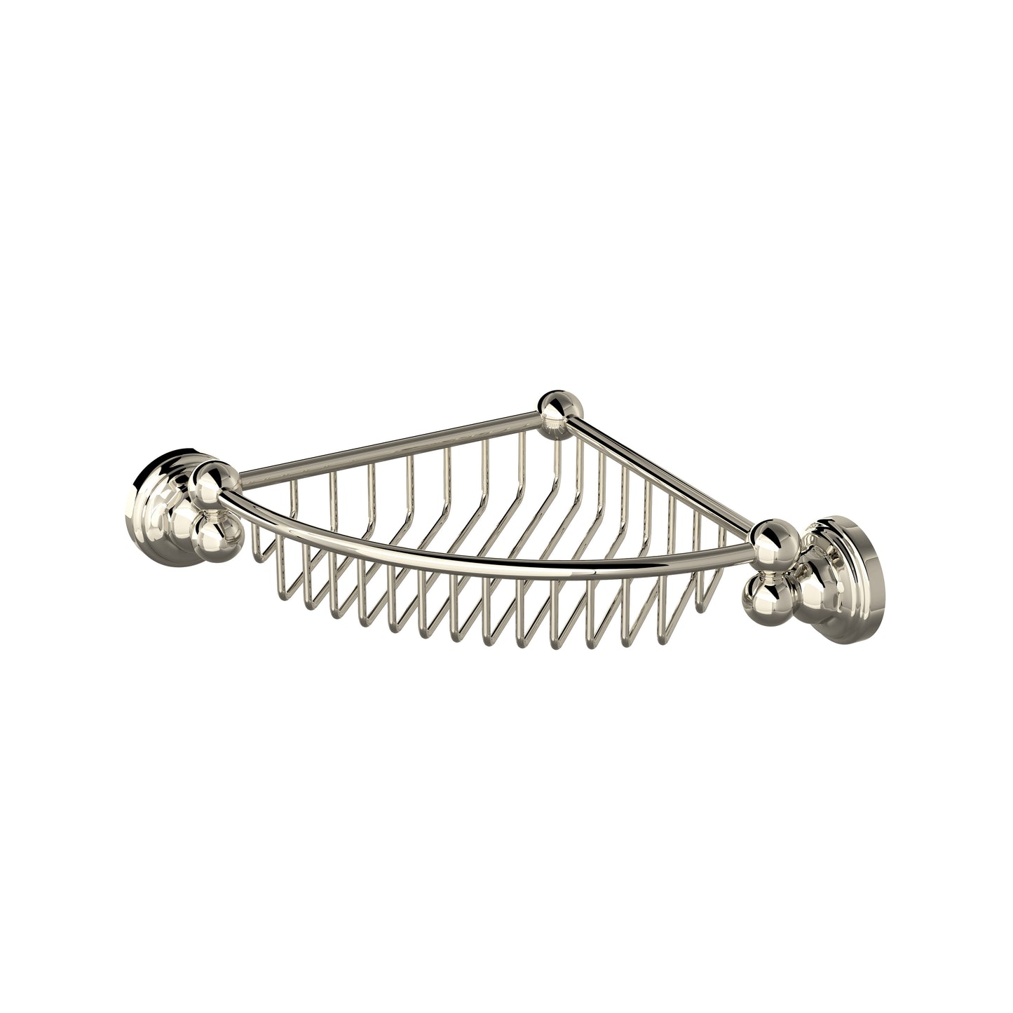 Perrin & Rowe U.6916 Edwardian Wall Mount Corner Basket