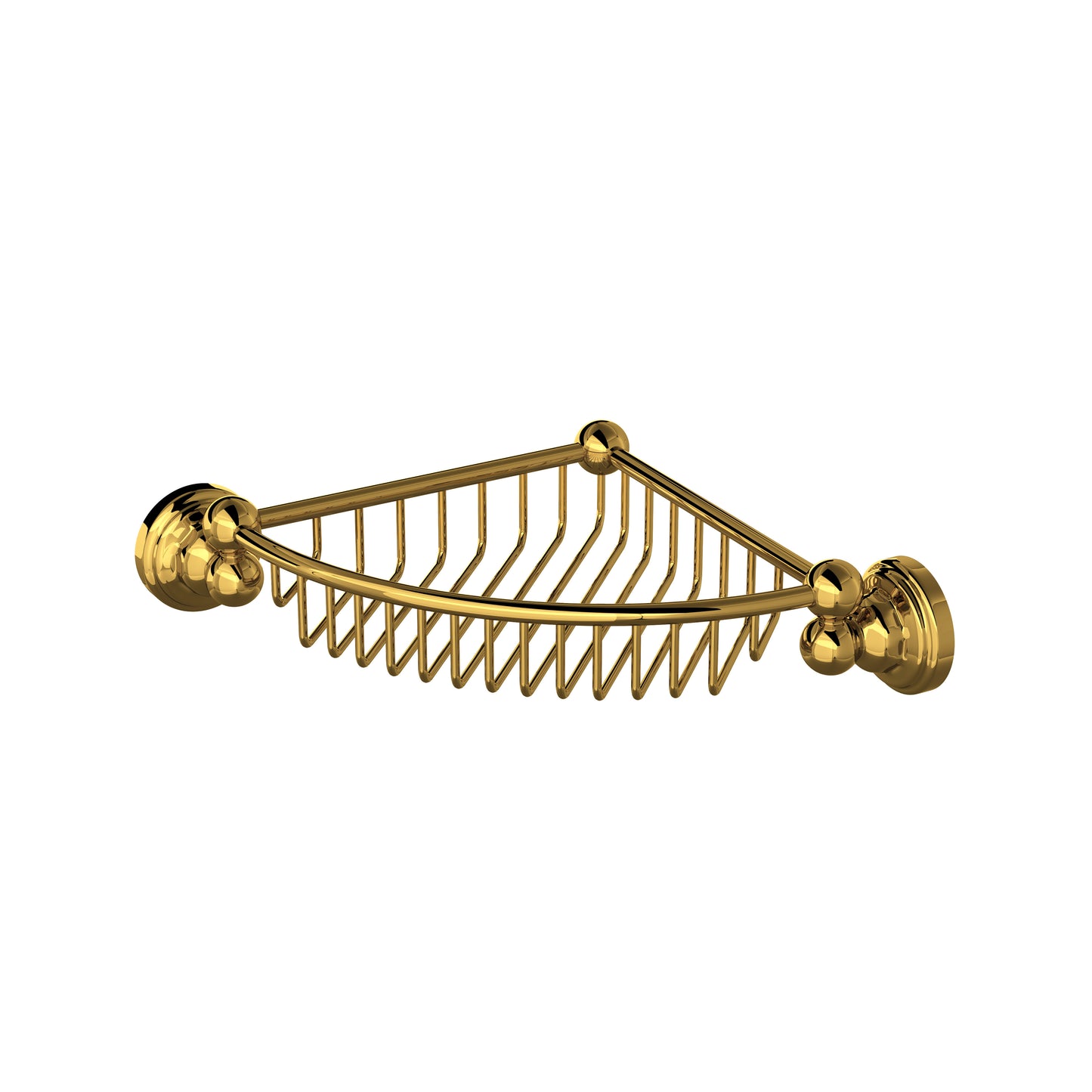 Perrin & Rowe U.6916 Edwardian Wall Mount Corner Basket