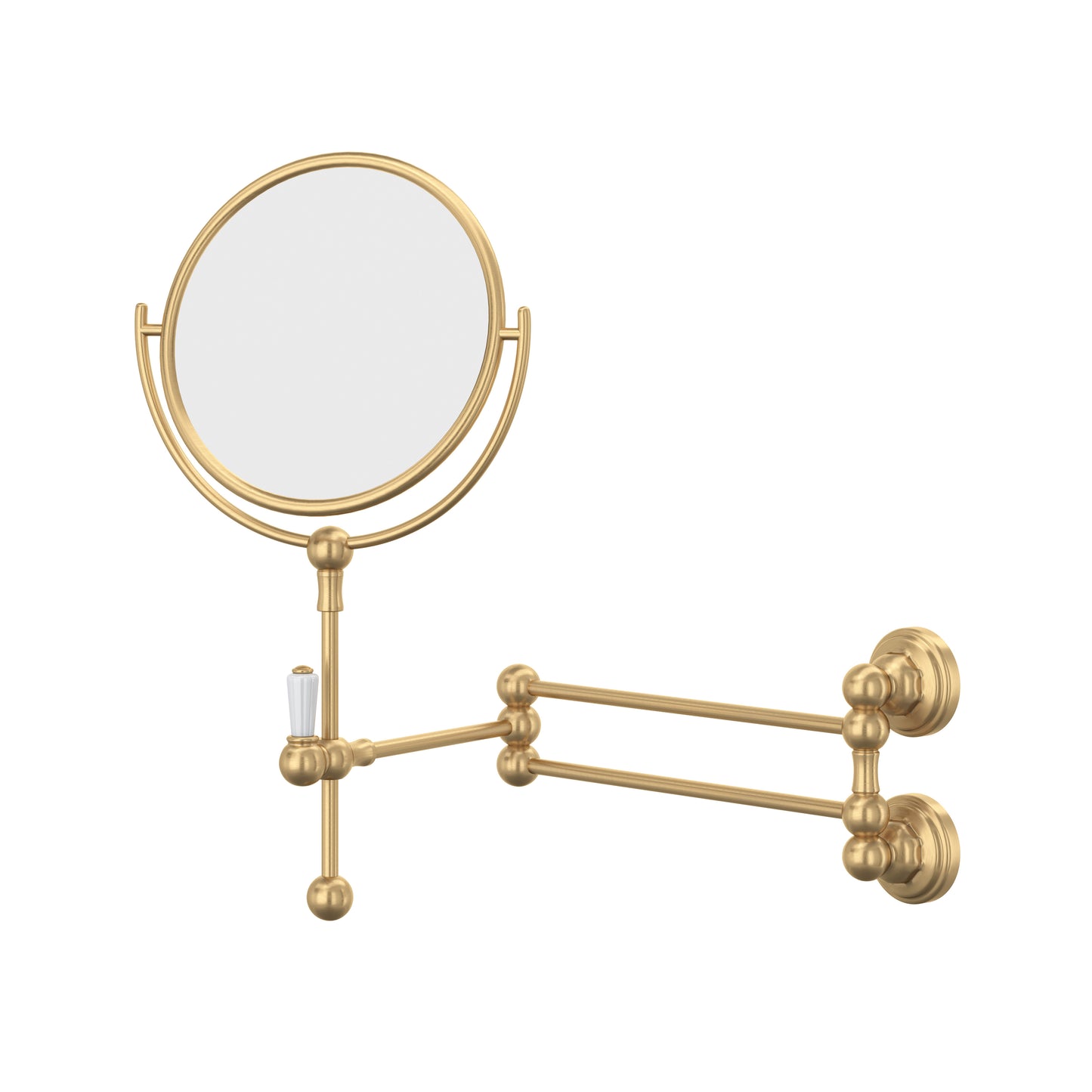 Perrin & Rowe U.6918 Edwardian Wall Mount Makeup Mirror