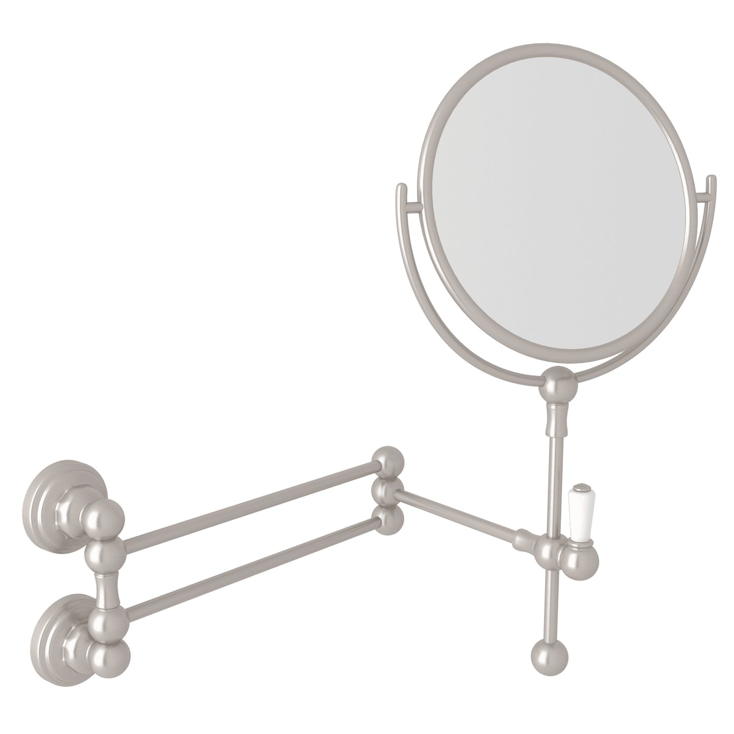 Perrin & Rowe U.6918 Edwardian Wall Mount Makeup Mirror