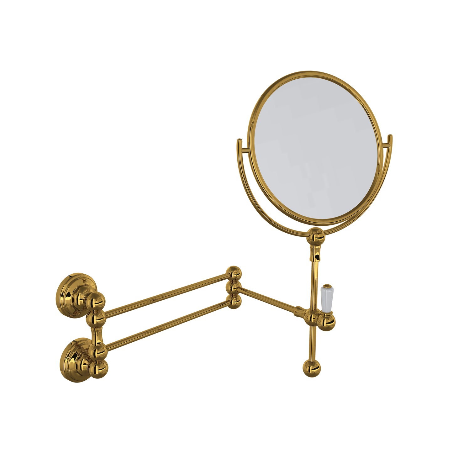 Perrin & Rowe U.6918 Edwardian Wall Mount Makeup Mirror