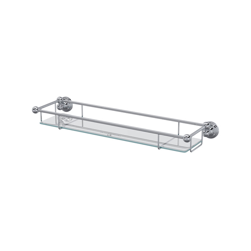 Perrin & Rowe U.6953 Edwardian Wall Mount Tempered Glass Vanity Shelf - Parent