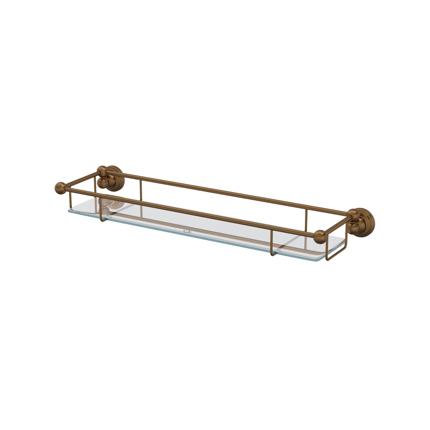 Perrin & Rowe U.6953 Edwardian Wall Mount Tempered Glass Vanity Shelf