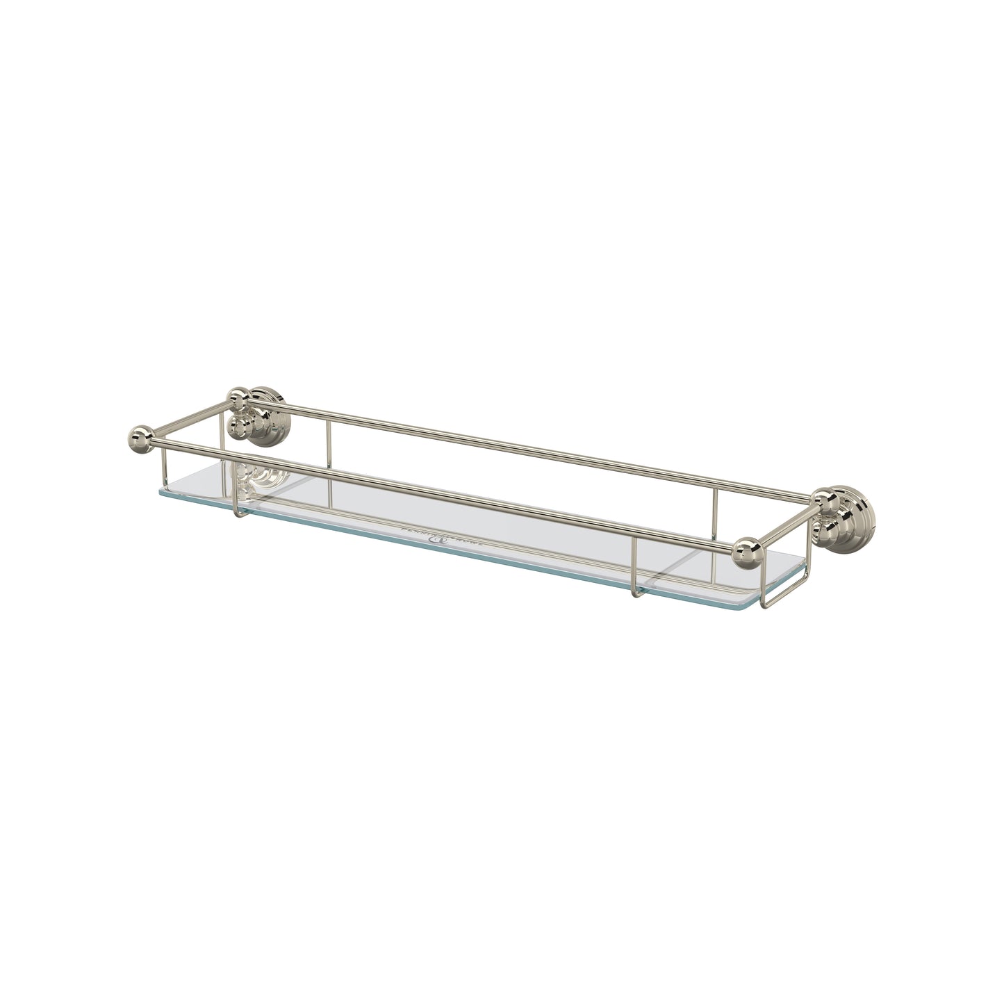 Perrin & Rowe U.6953 Edwardian Wall Mount Tempered Glass Vanity Shelf