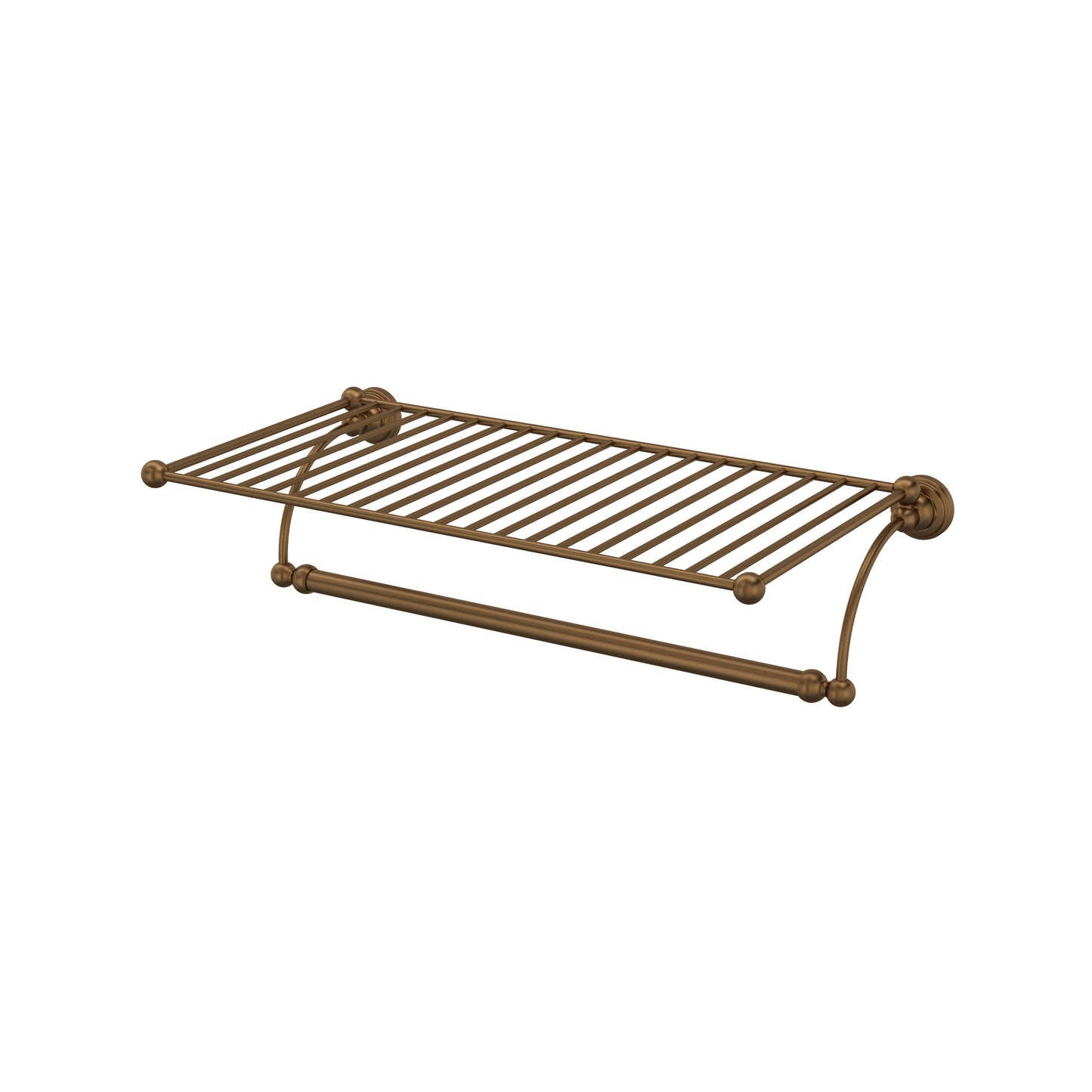 Perrin & Rowe U.6961 Edwardian Wall Mount Towel Shelf
