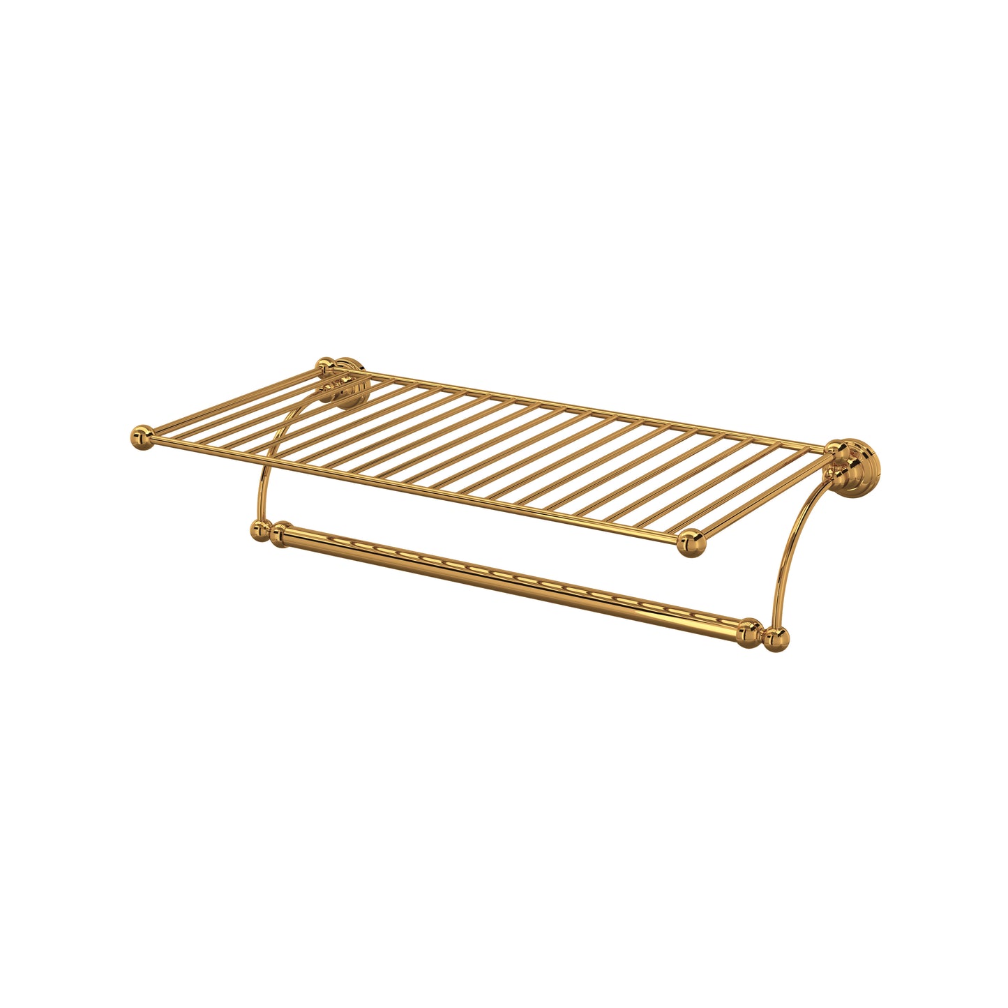 Perrin & Rowe U.6961 Edwardian Wall Mount Towel Shelf