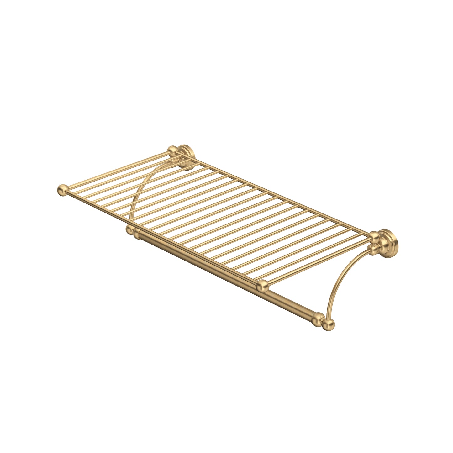 Perrin & Rowe U.6961 Edwardian Wall Mount Towel Shelf