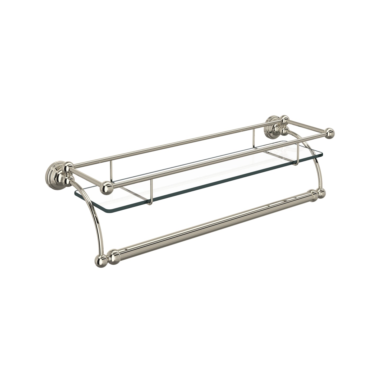Perrin & Rowe U.6975 Wall Mount Glass Vanity Shelf