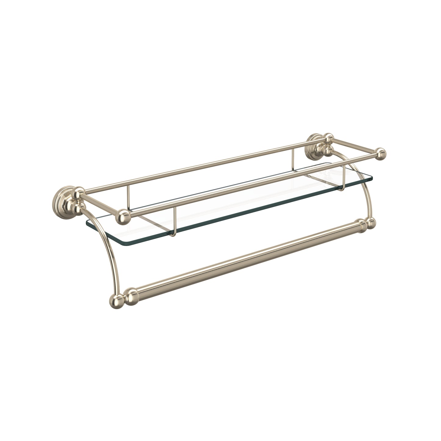 Perrin & Rowe U.6975 Wall Mount Glass Vanity Shelf