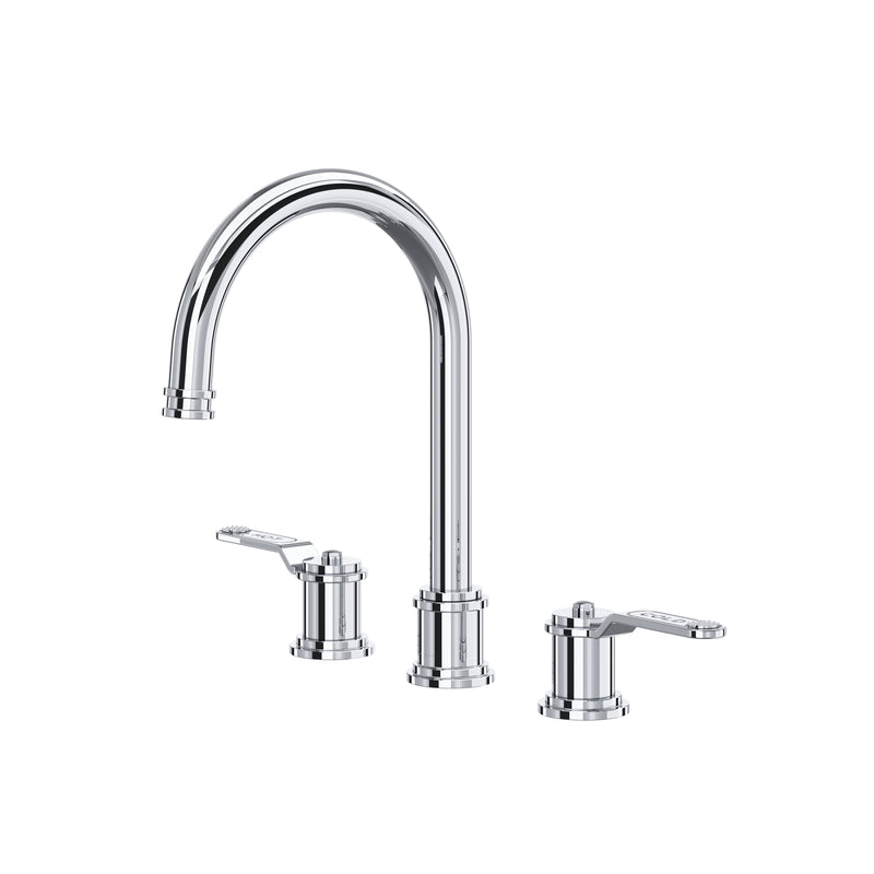 Perrin & Rowe U.AR08D3 Armstrong Widespread Lavatory Faucet With C-Spout - Parent