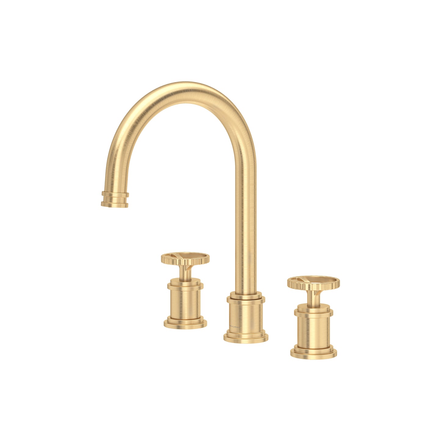Perrin & Rowe U.AR08D3 Armstrong Widespread Lavatory Faucet With C-Spout