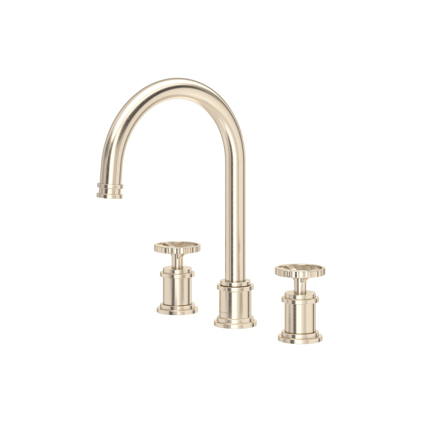 Perrin & Rowe U.AR08D3 Armstrong Widespread Lavatory Faucet With C-Spout