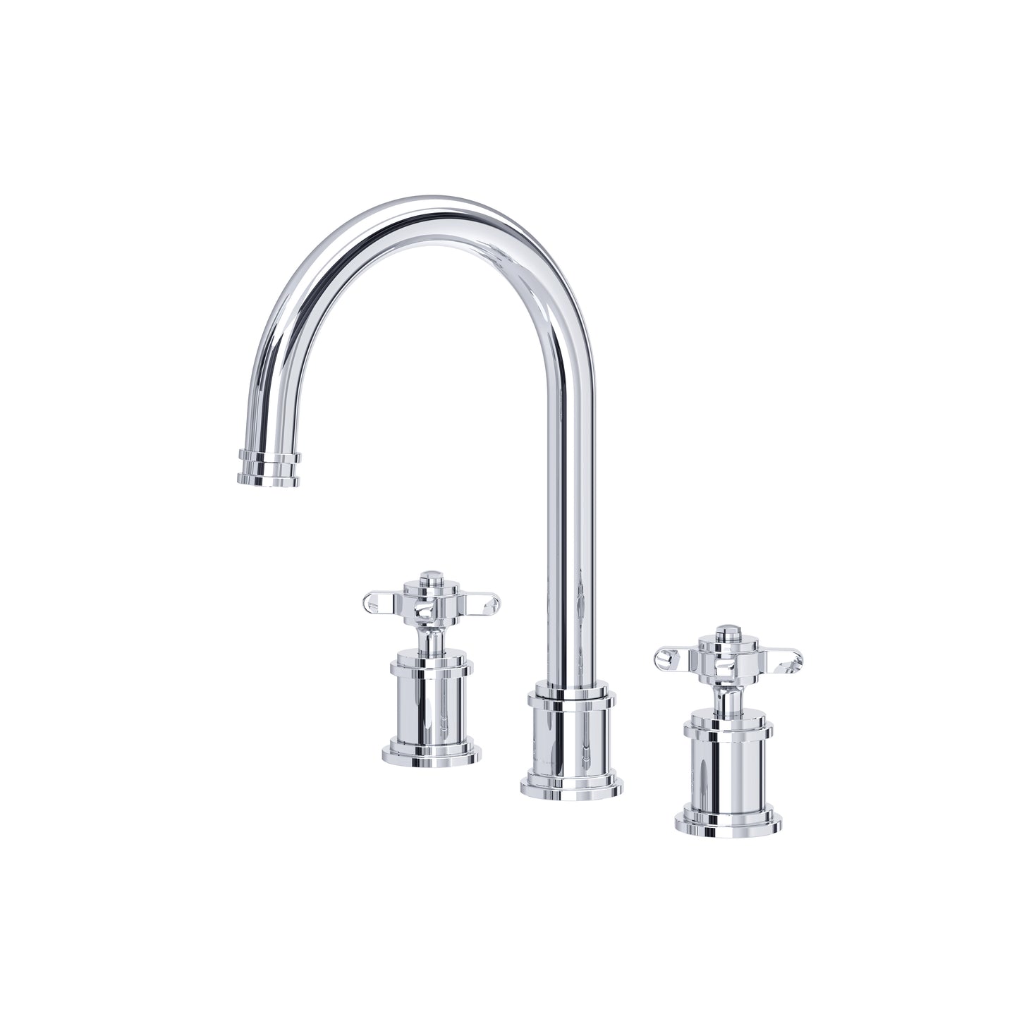 Perrin & Rowe U.AR08D3 Armstrong Widespread Lavatory Faucet With C-Spout - Parent
