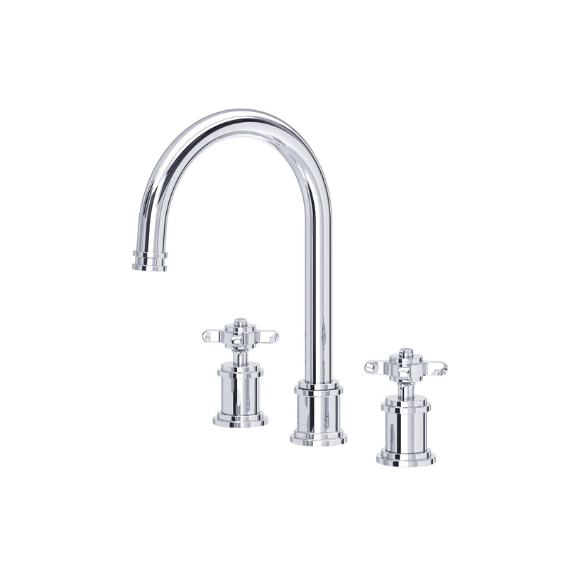 Perrin & Rowe U.AR08D3 Armstrong Widespread Lavatory Faucet With C-Spout - Parent