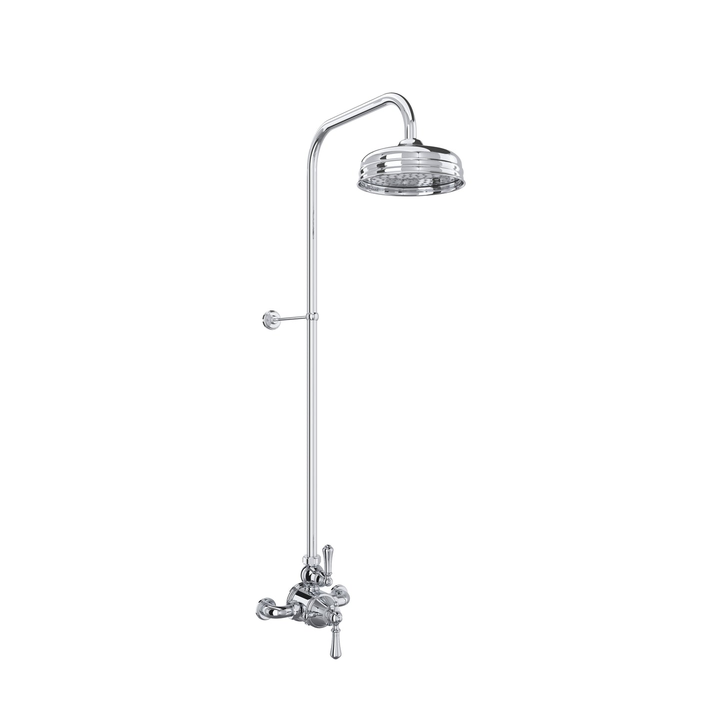 Perrin & Rowe U.GA19W2 Georgian Era 3/4" Exposed Wall Mount Thermostatic Shower System - Parent