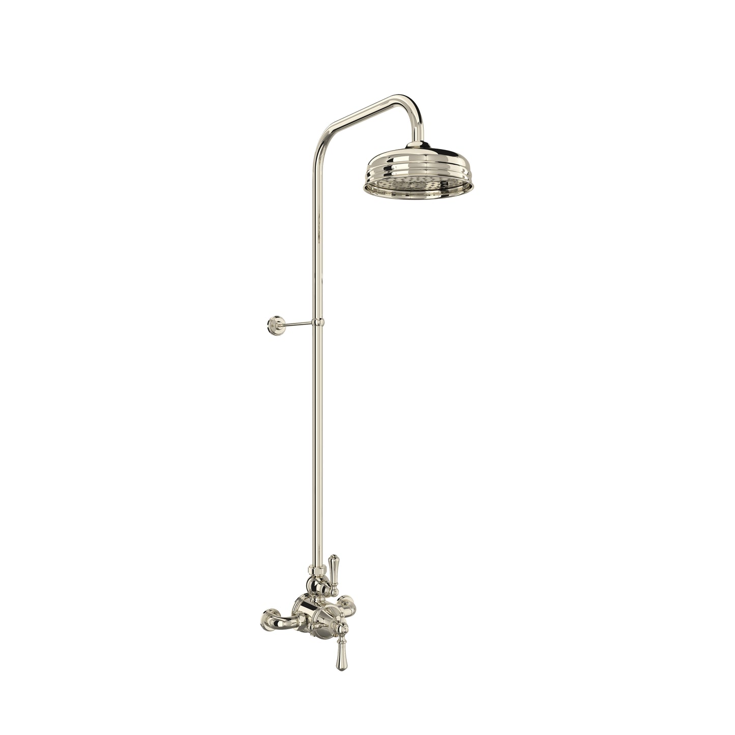 Perrin & Rowe U.GA19W2 Georgian Era 3/4" Exposed Wall Mount Thermostatic Shower System