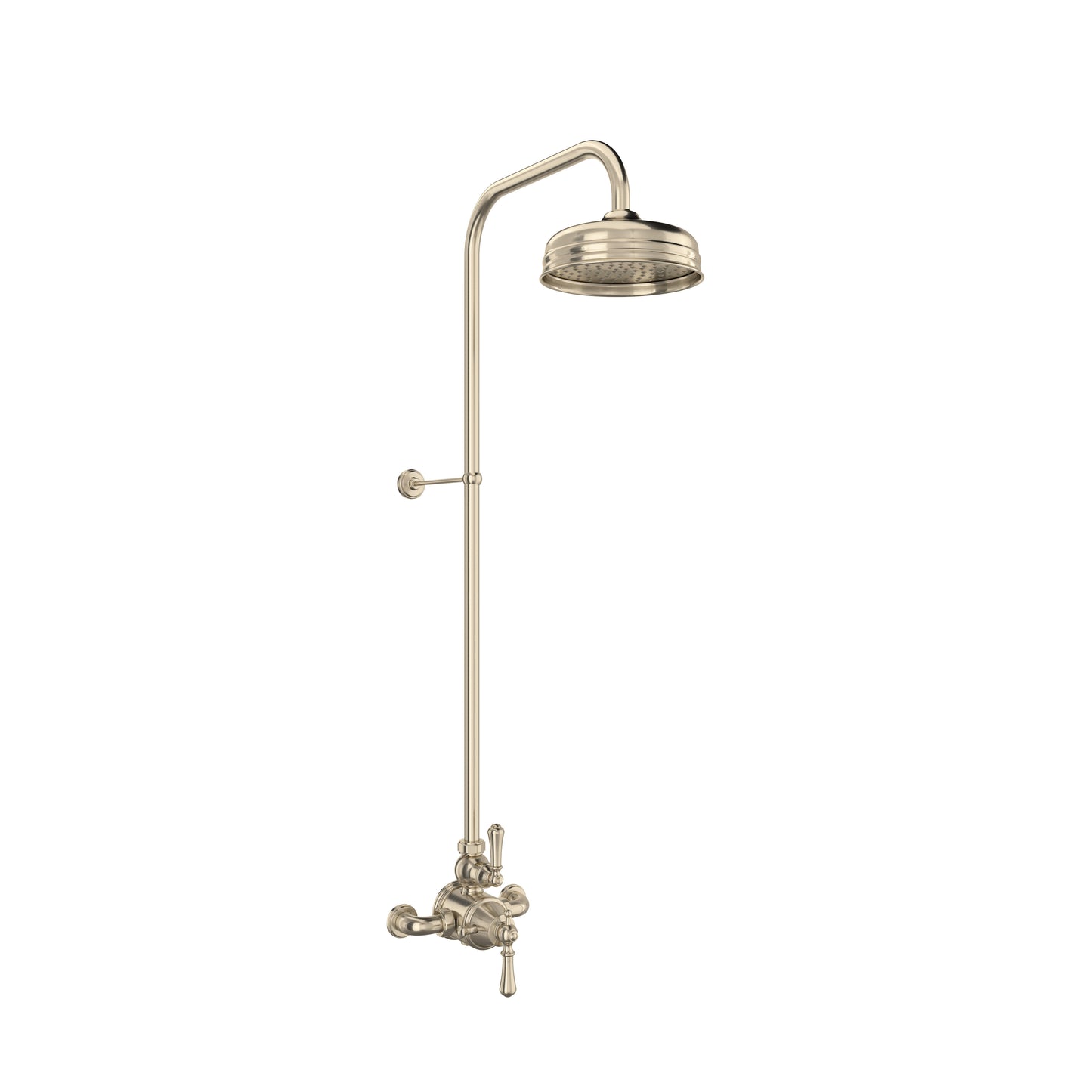 Perrin & Rowe U.GA19W2 Georgian Era 3/4" Exposed Wall Mount Thermostatic Shower System