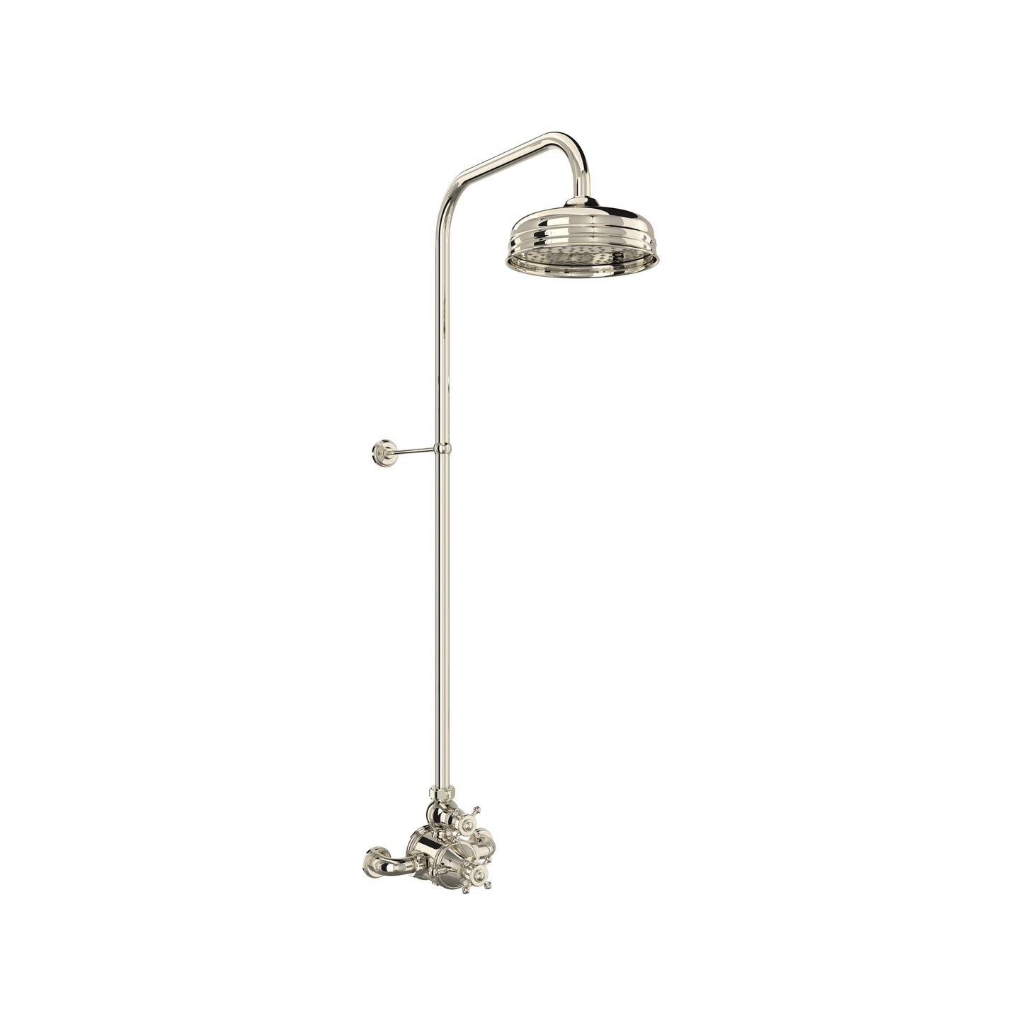 Perrin & Rowe U.GA19W2 Georgian Era 3/4" Exposed Wall Mount Thermostatic Shower System
