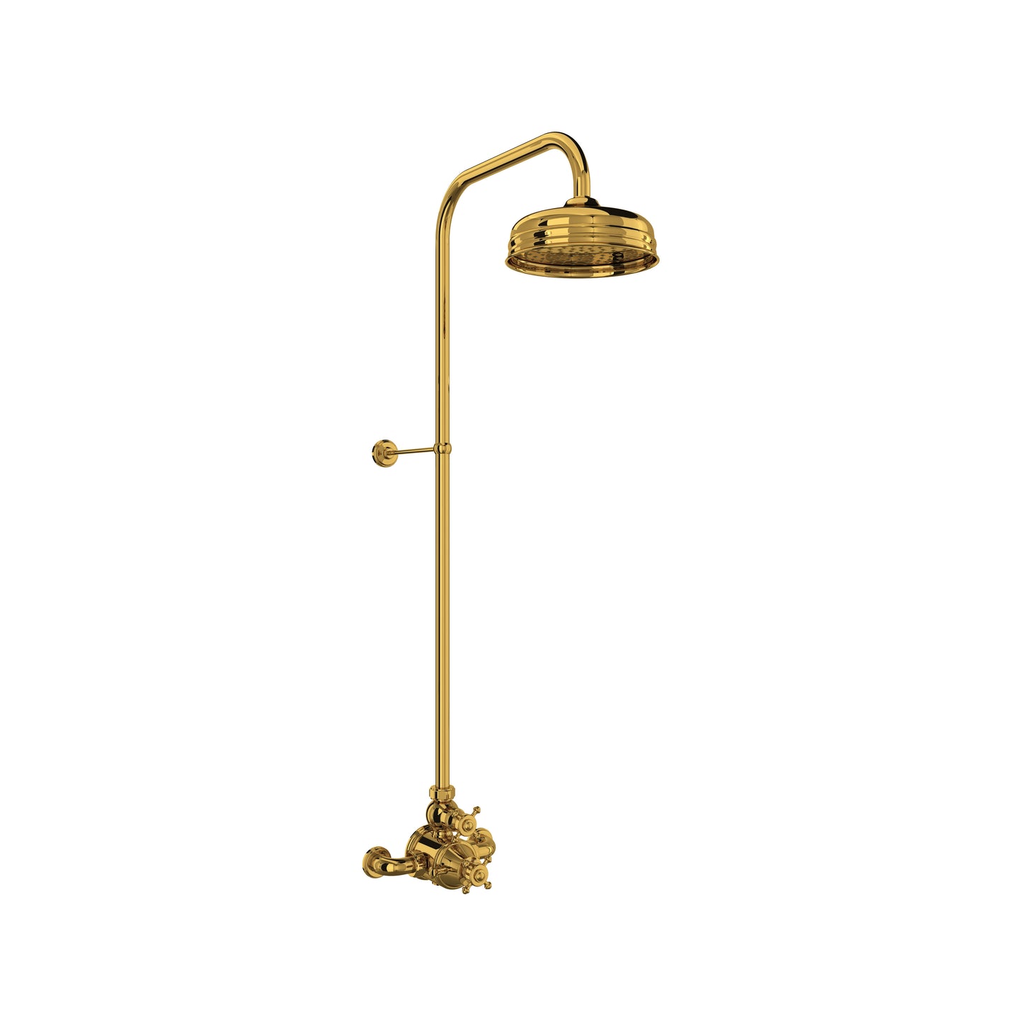 Perrin & Rowe U.GA19W2 Georgian Era 3/4" Exposed Wall Mount Thermostatic Shower System