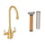 Perrin & Rowe U.KIT1220 Georgian Era Three Handle Bar/Food Prep Filter Kitchen Faucet Kit