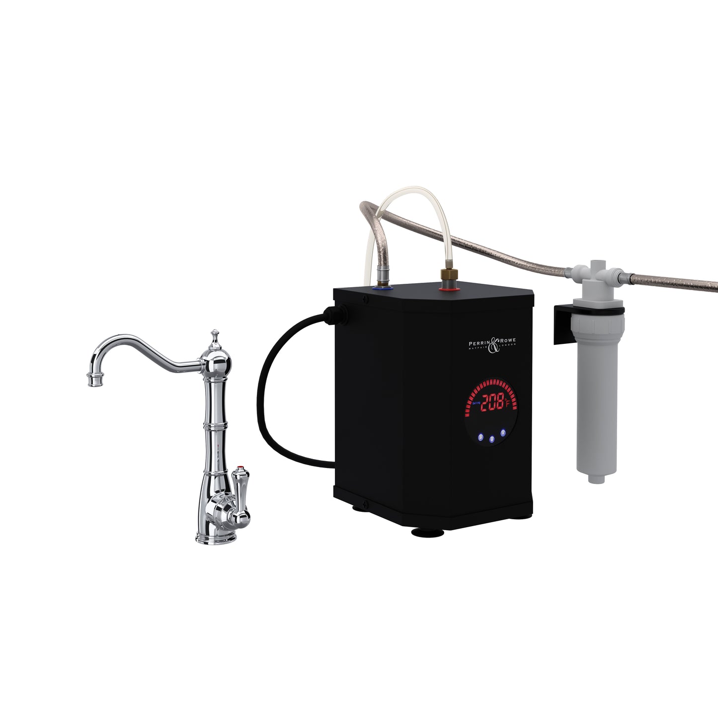 Perrin & Rowe U.KIT1323 Edwardian Hot Water Dispenser, Tank And Filter Kit - Parent