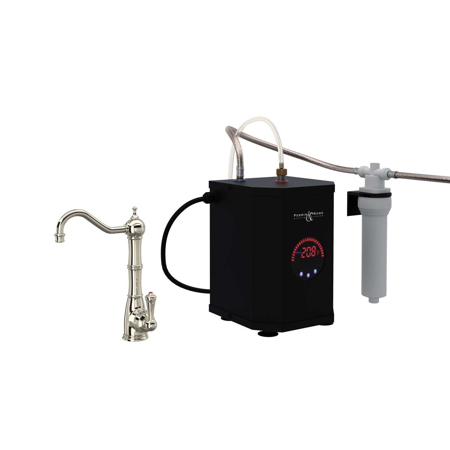 Perrin & Rowe U.KIT1323 Edwardian Hot Water Dispenser, Tank And Filter Kit