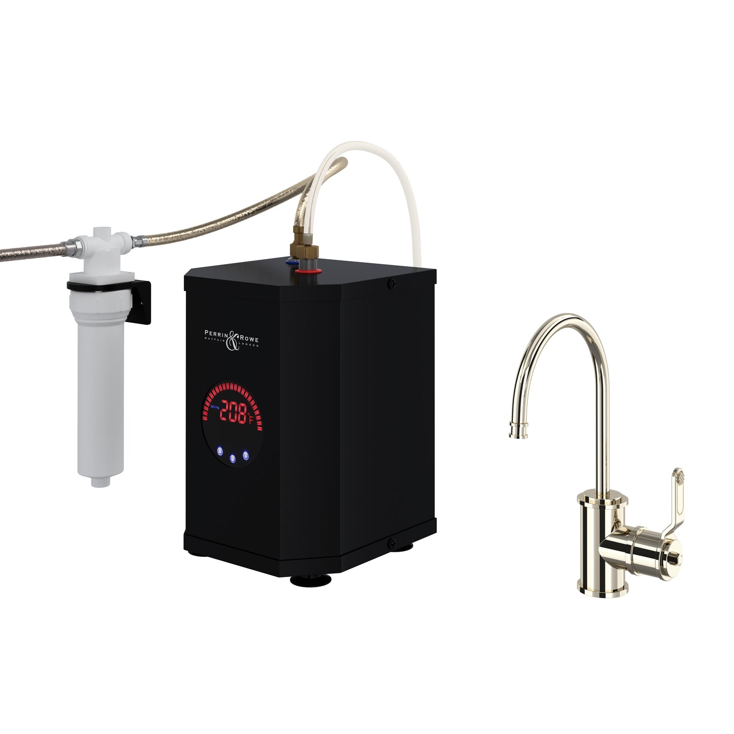 Perrin & Rowe U.KIT1833 Armstrong Hot Water and Kitchen Filter Faucet Kit