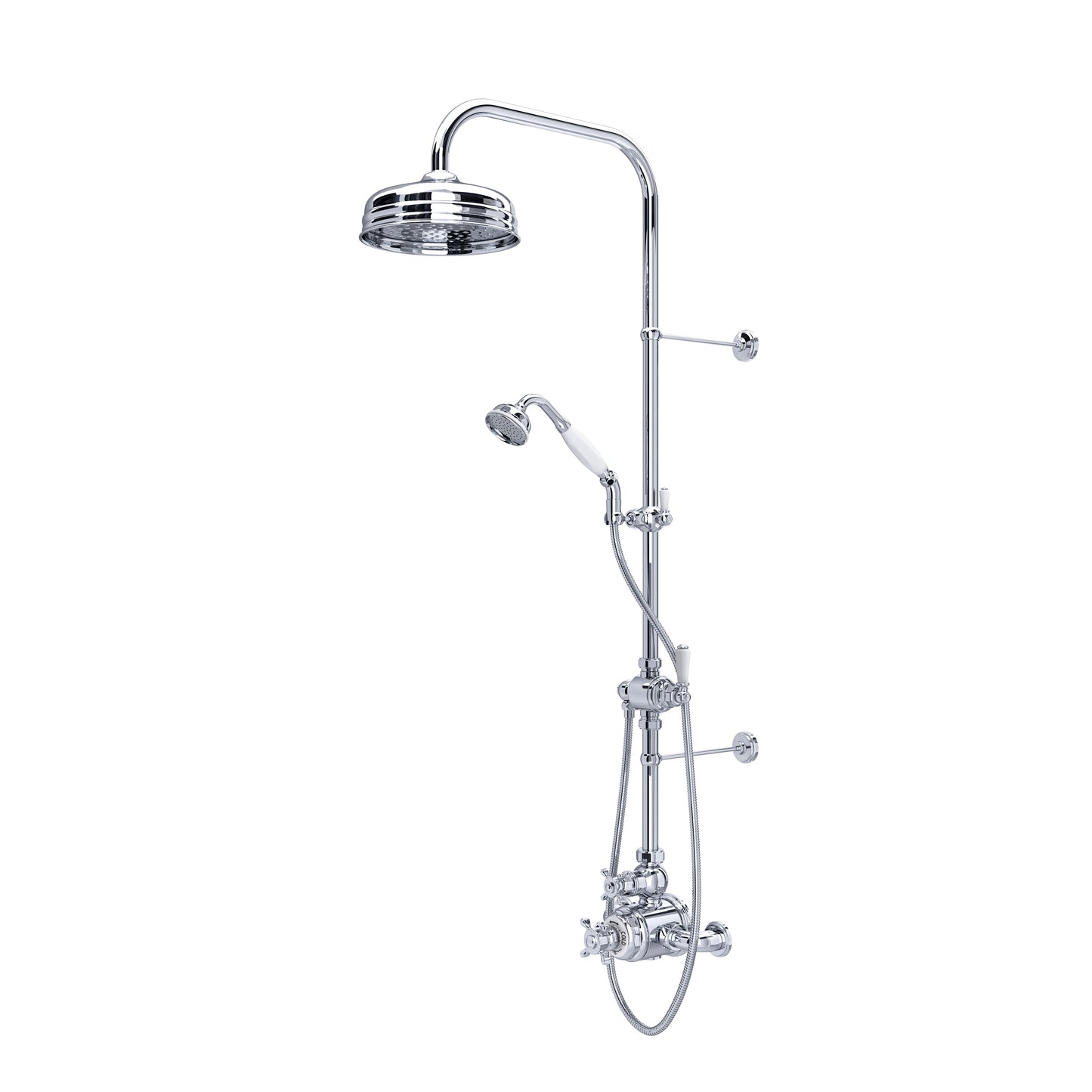 Perrin & Rowe U.KIT1NX Edwardian 3/4" Exposed Wall Mount Thermostatic Shower System - Parent